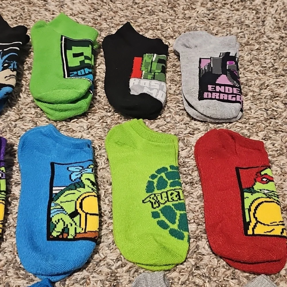 Boys Assorted Character Socks Size S/M